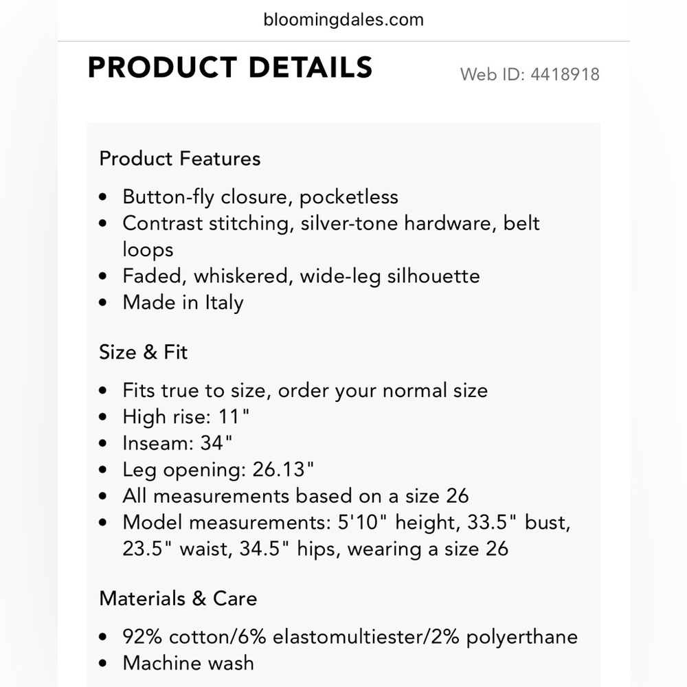 Veronica Beard Sheridan High Rise Bell Bottom Jeans, Lakeshore - 26 - Picture 4 of 10